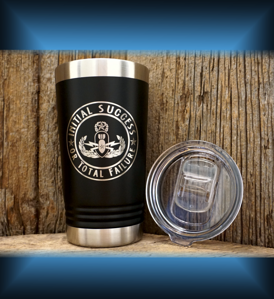 ISOTF Tumbler Black Laser Engraved – Crab Zone, LLC