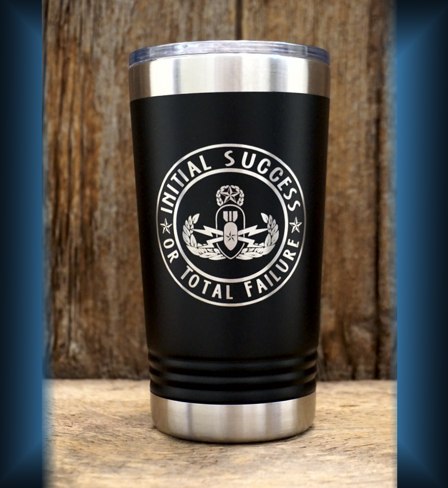 ISOTF Tumbler Black Laser Engraved – Crab Zone, LLC