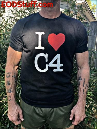 EODSTUFF I Heart C4  Tee Shirt