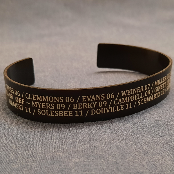 Military Memorial Memory Bracelet With Pictures Memory Bracelet