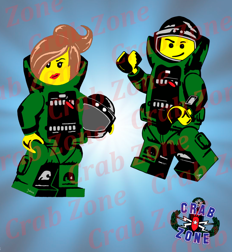 Bomb Suit MiniFigure Speed Shorts