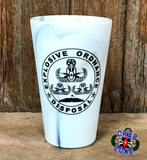 EOD Tri-Badge Silicone 16 oz Tumbler