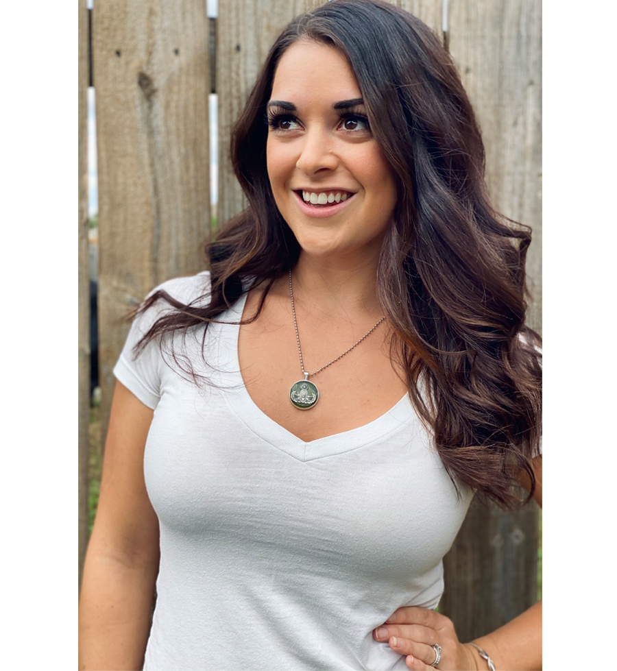 EOD Badge Pendant and Necklace