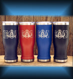 EOD with Badge Pilsner Tumblers