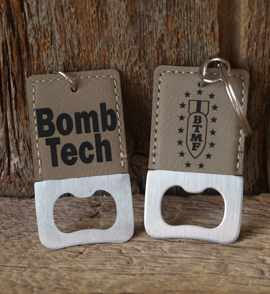 BTMF Rectangular Bottle Opener Keyring