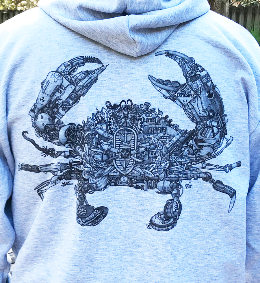 DS Crab Hoodie