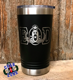 EOD w/ Badge 16 oz Tumbler