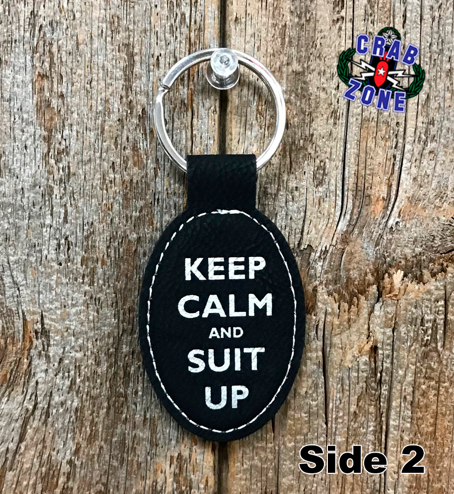 Bomb Suit Girl Keyring