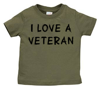 Toddler I Love a Veteran Shirt (DISCONTINUED)