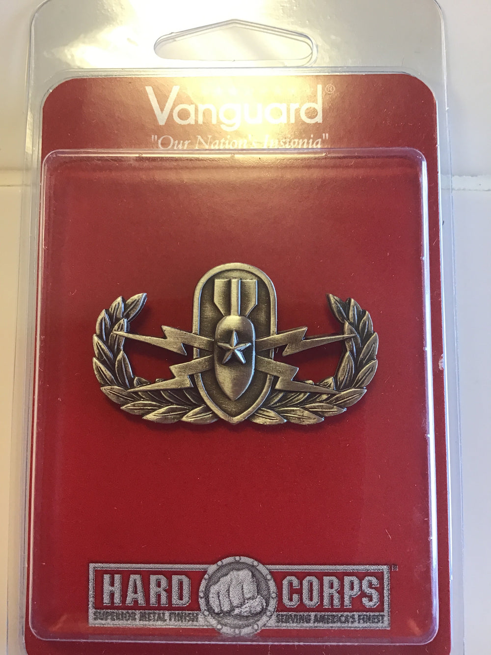 Senior EOD Badge, Oxidized Finish