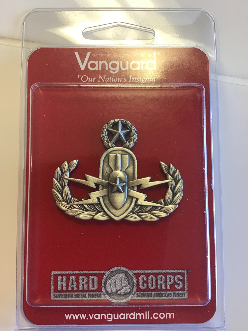 Master EOD Badge, Oxidized Finish
