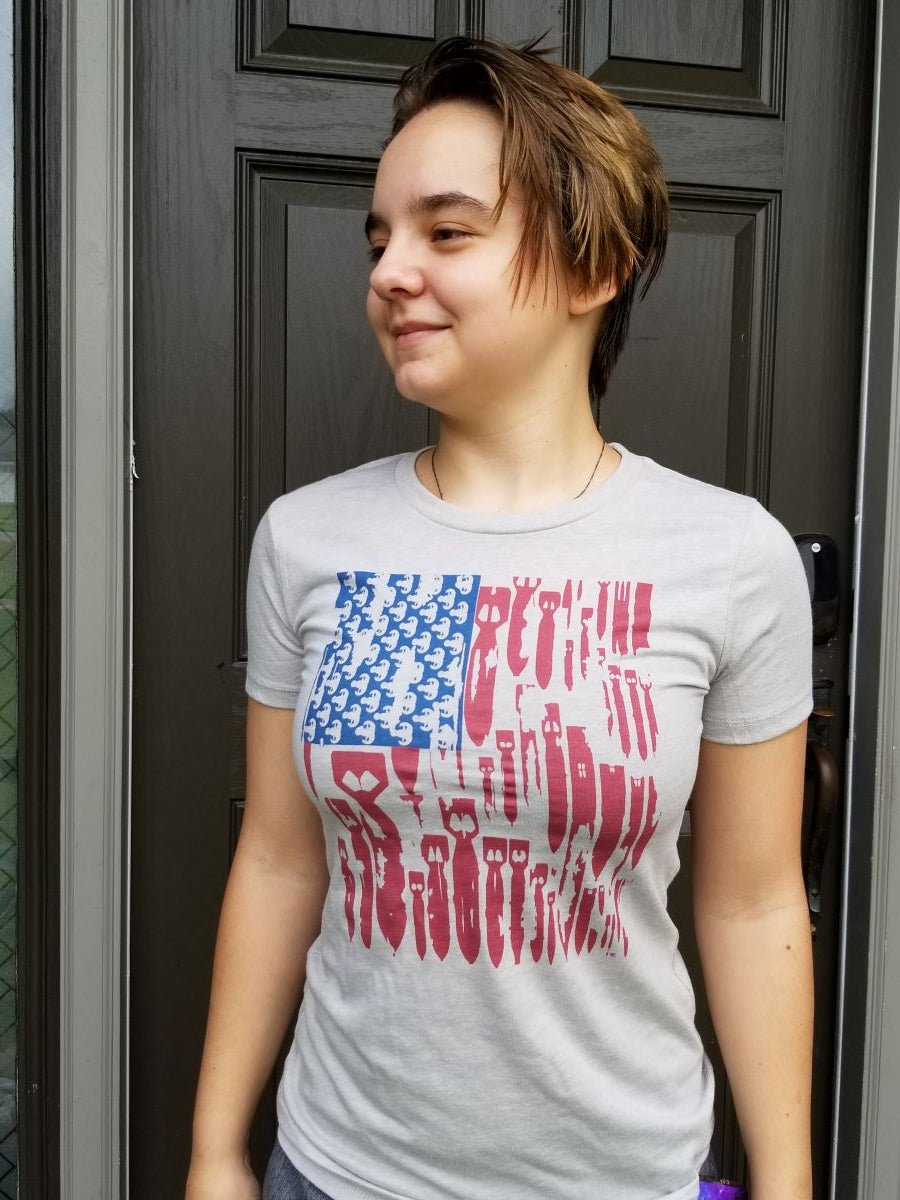 Ladies Bomb Flag Tee