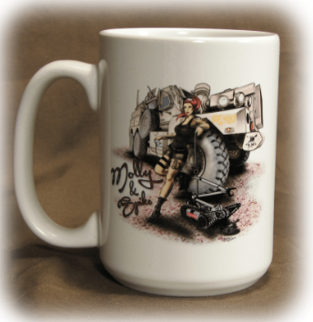 Molly and Spike mug
