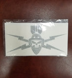 Skull Helmet in Bomb/Badge Decal