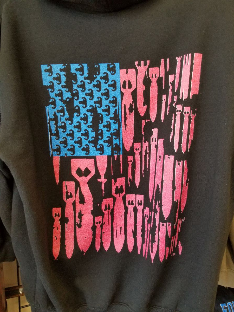 Youth Bomb Flag Pullover Hoodies